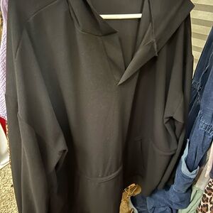 Black Hoodie with Front Pockets